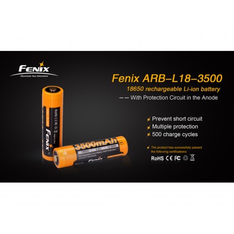 Baterie reincarcabila Fenix 18650 3500mAh