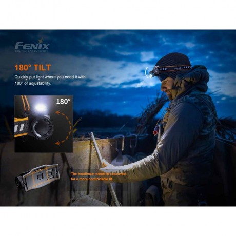Lanterna frontala cu led pentru lucru Fenix HM60R